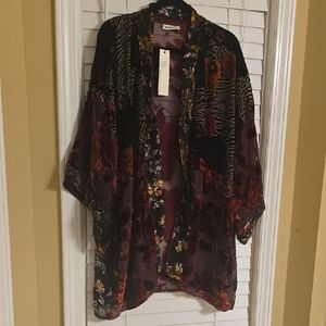 Paparazzi Red and Black Oversized Tunic